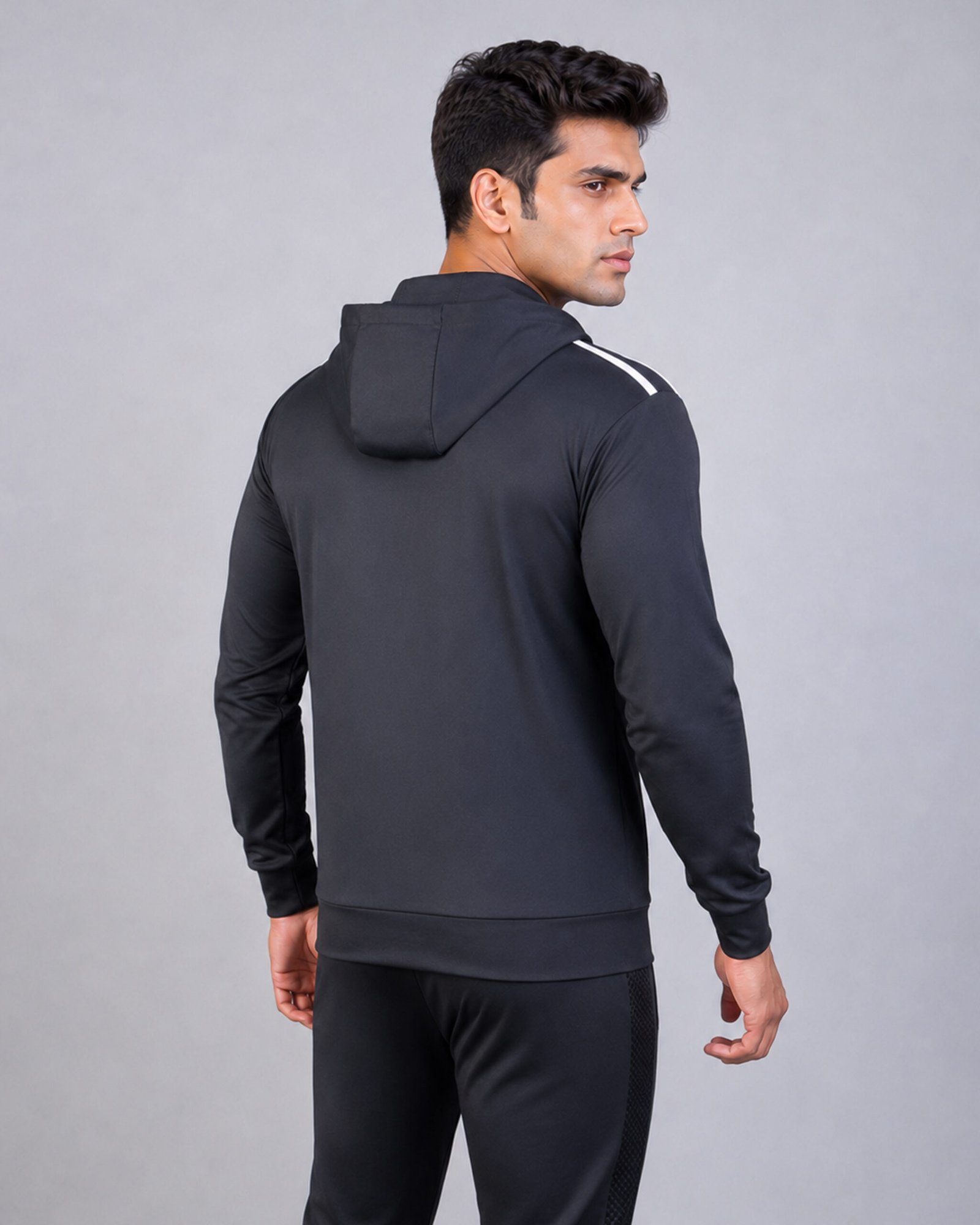 Dark Charcoal Men’s Sports Jacket - Image 3