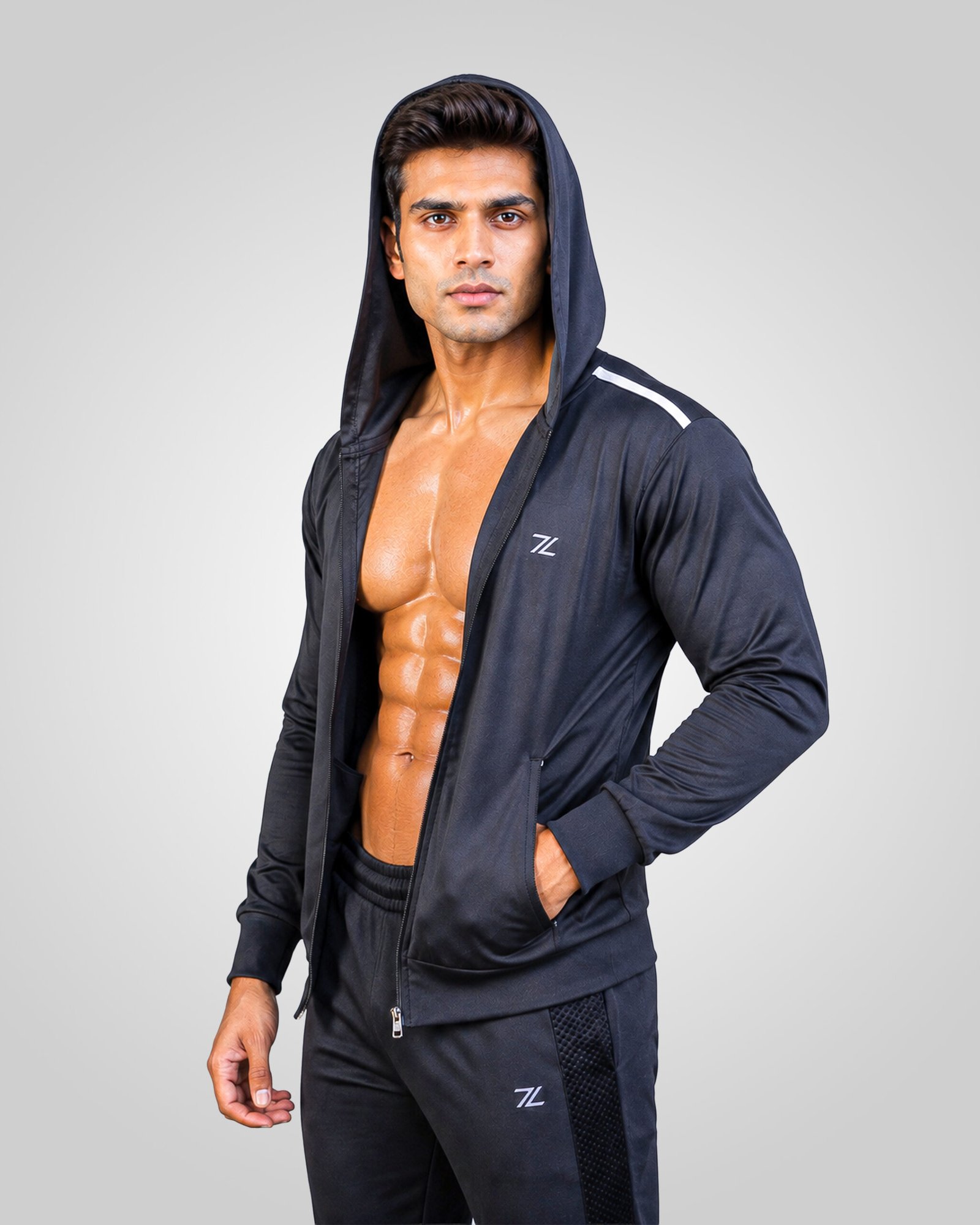 Dark Charcoal Men’s Sports Jacket