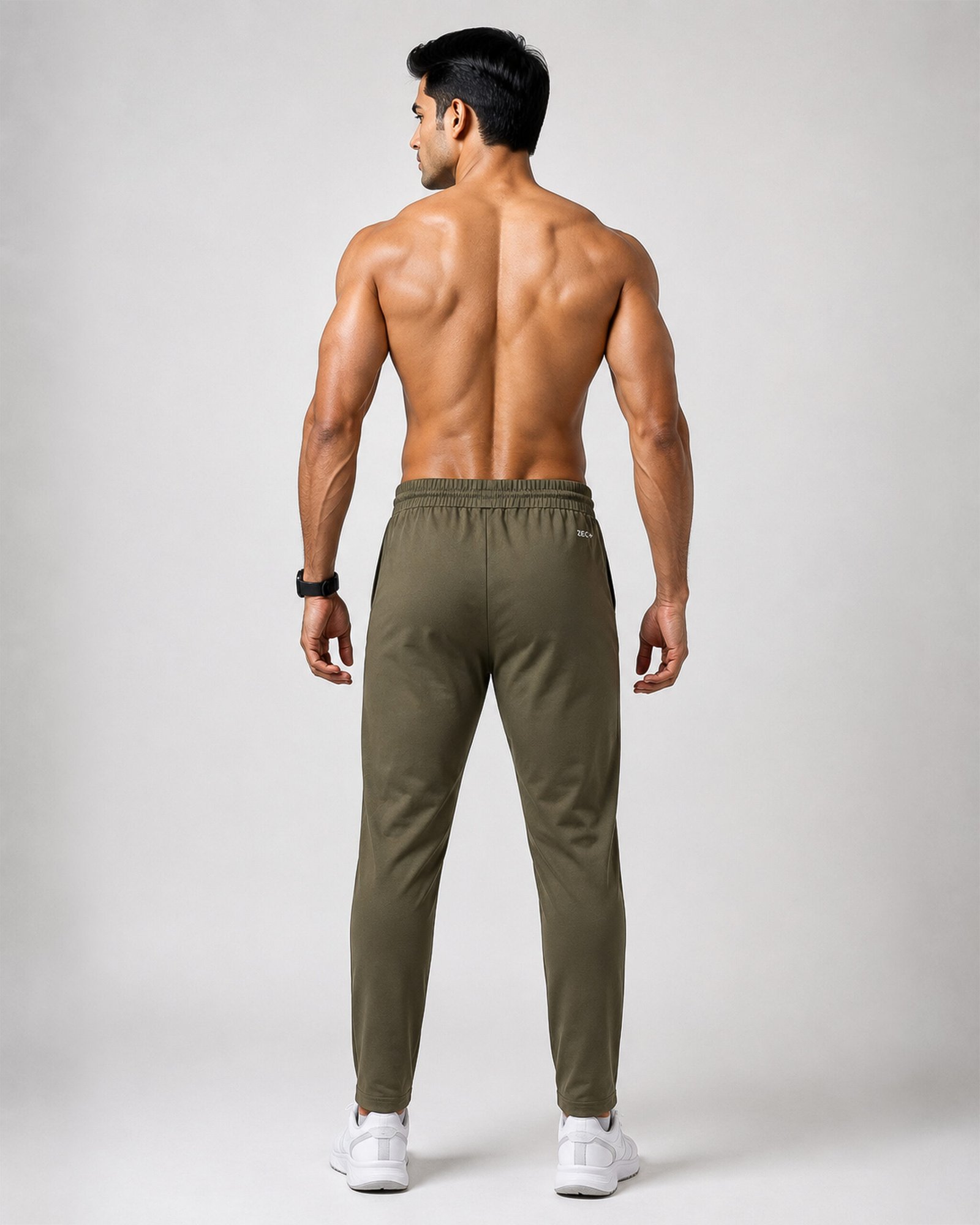 Olive Green Men’s Joggers - Image 2