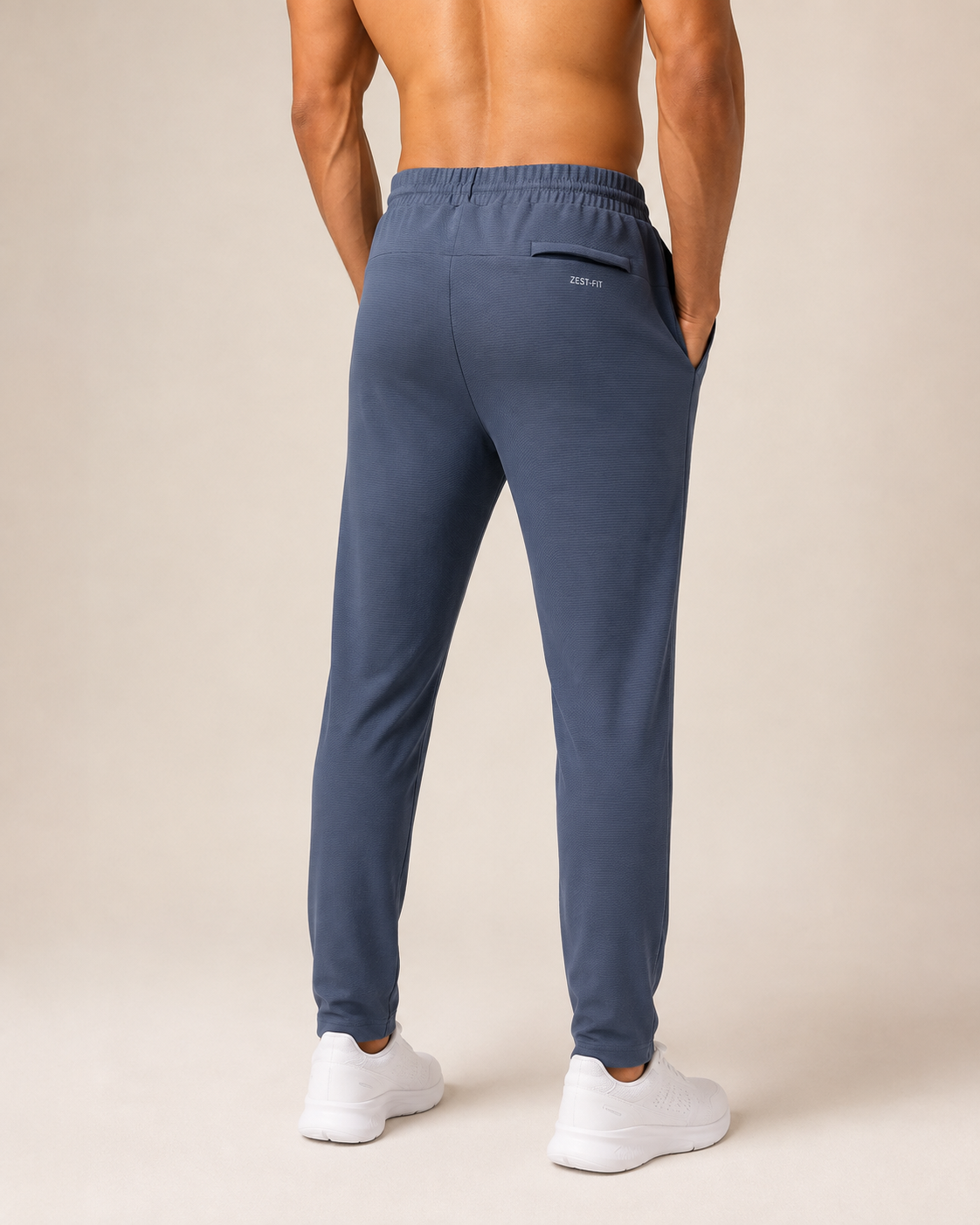 Men’s Dobby 4-Way Stretch Track Pants - Image 4