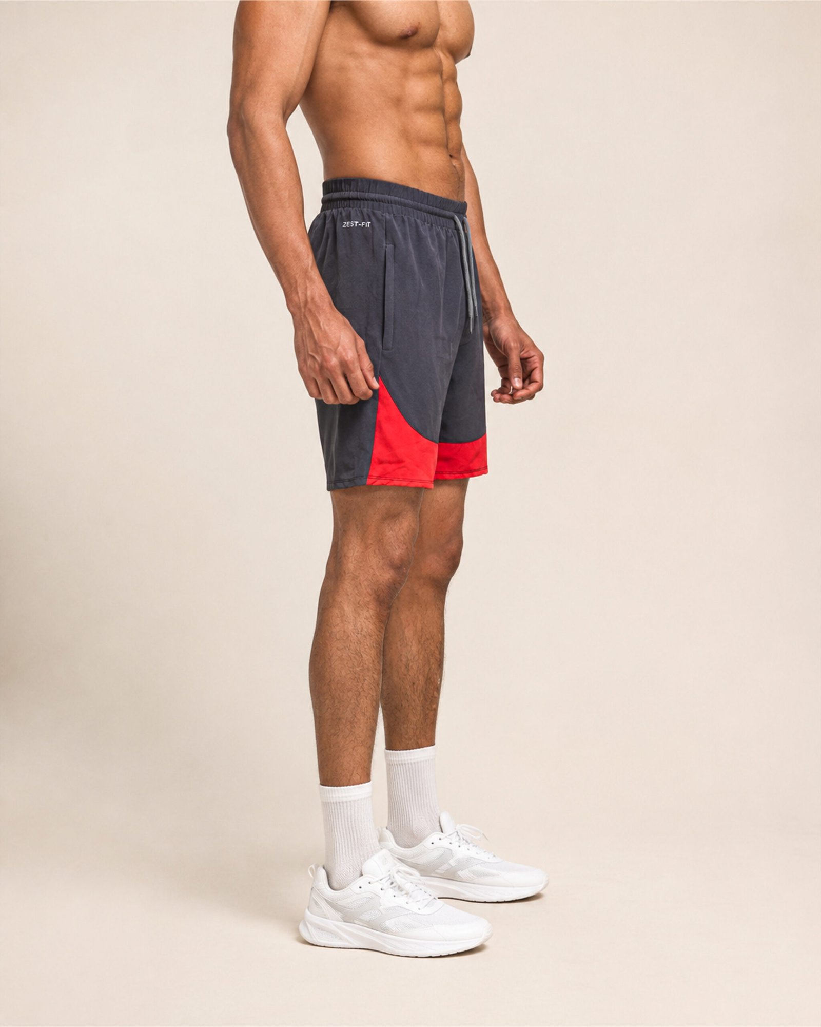 Men’s Contrast Panel Training Shorts - Image 3