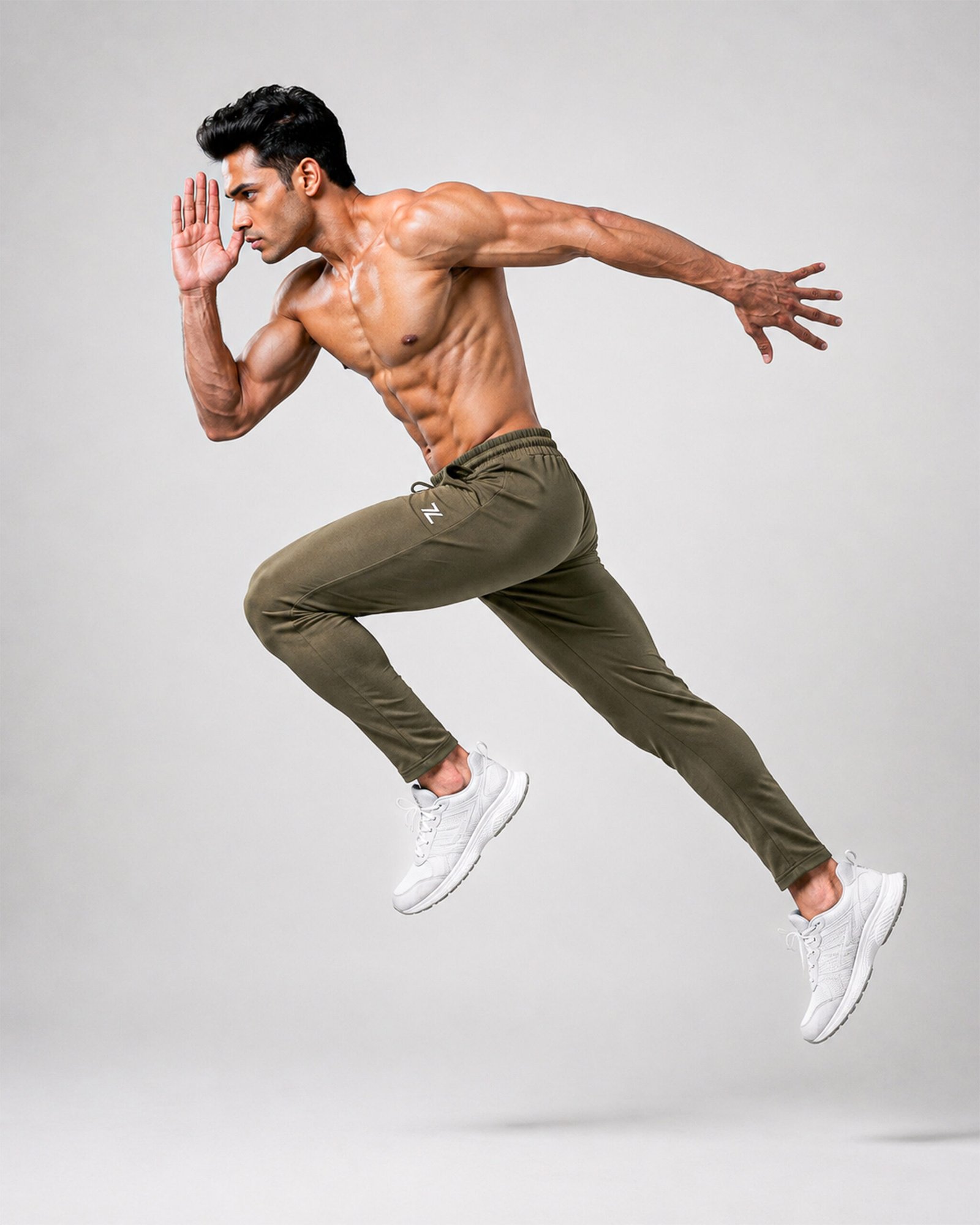 Olive Green Men’s Joggers - Image 5