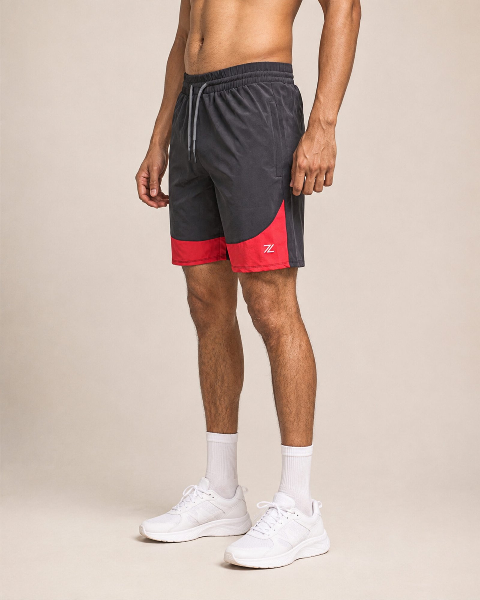 Men’s Contrast Panel Training Shorts - Image 2